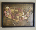Wooden USA Travel Map Puzzle