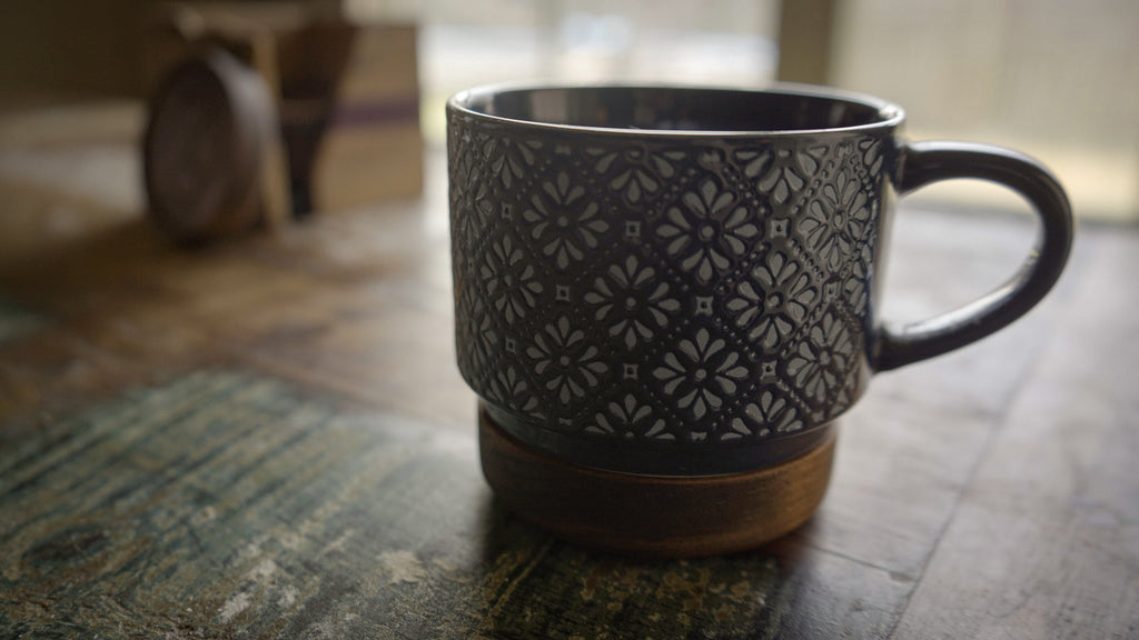Handmade Luxury Wood Coaster Set With Holder