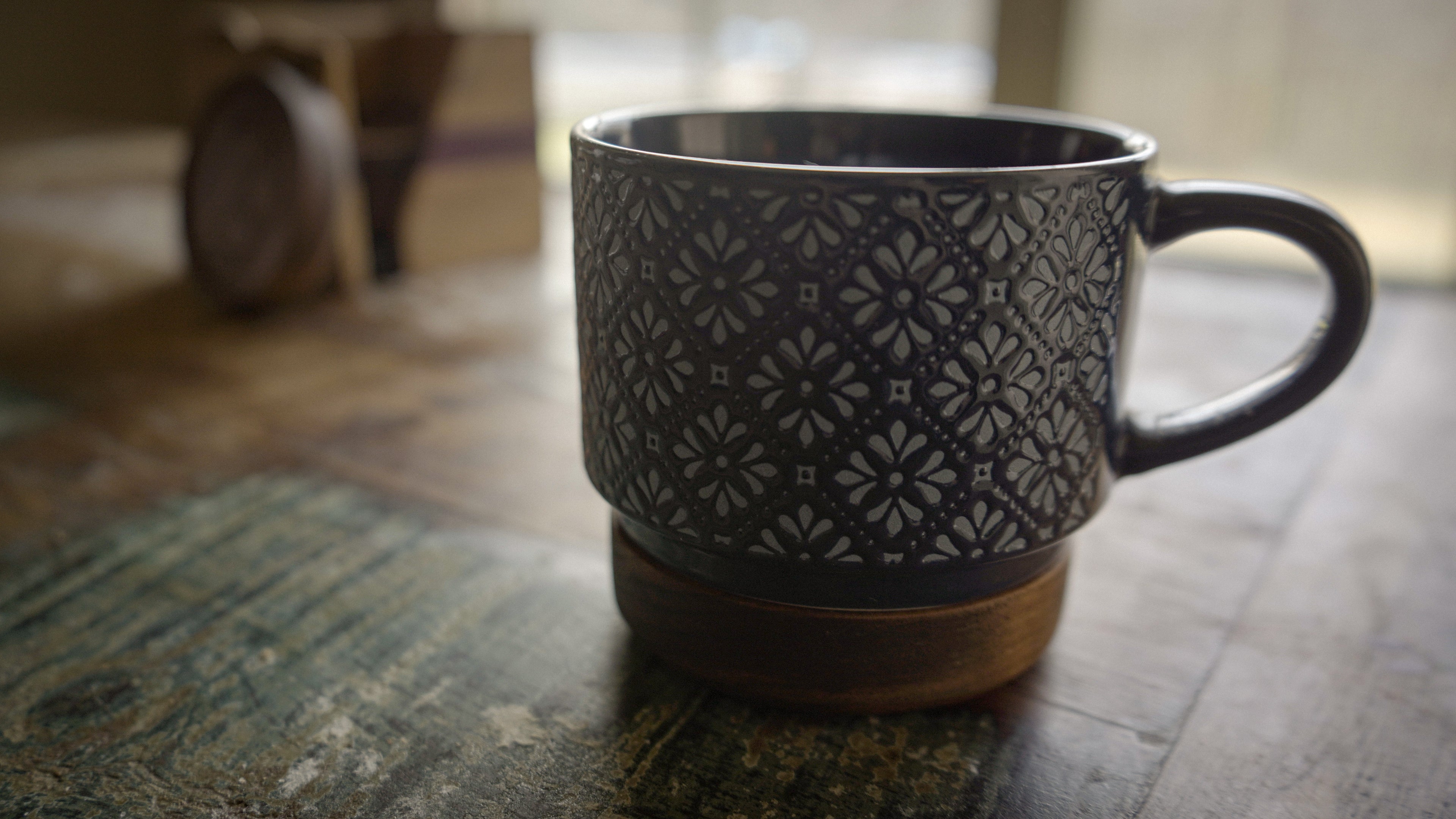 Handmade Luxury Wood Coaster Set With Holder